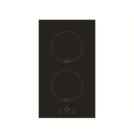 Simfer Hob H3.020.DEISP Induction, Number of burners/cooking zones 2, Touch, Timer, Black