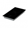 Simfer Hob H3.020.DEISP Induction, Number of burners/cooking zones 2, Touch, Timer, Black