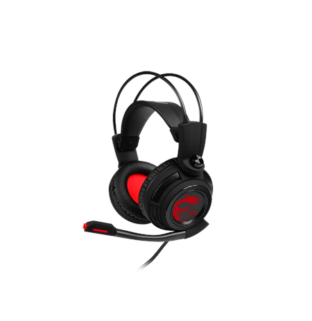 MSI DS502 Gaming Headset, Wired, Black/Red