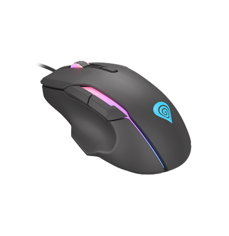 GENESIS Xenon 220 Gaming Mouse, 500 - 6400DPI, Wired, Black