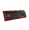 GENESIS RHOD 110 Gaming Keyboard, US Layout, Wired, Red