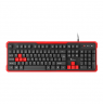 GENESIS RHOD 110 Gaming Keyboard, US Layout, Wired, Red