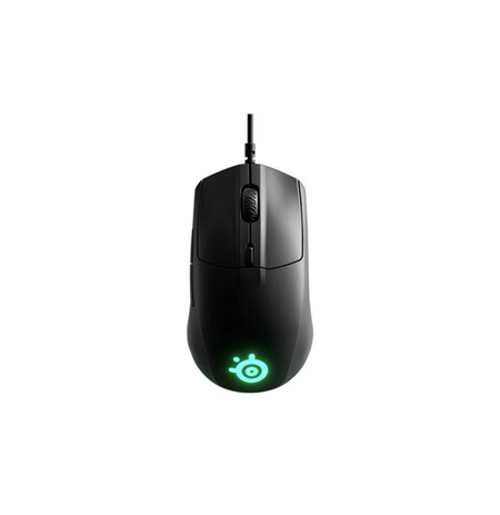 SteelSeries Rival 3 Gaming Mouse, Wired, Black