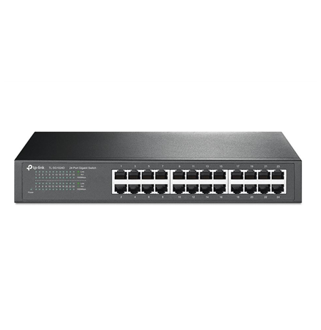 TP-LINK Switch TL-SG1024D Unmanaged, Desktop/Rackmountable, 1 Gbps (RJ-45) ports quantity 24