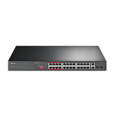 TP-LINK 24-Port Gigabit Switch TL-SL1226P	 10/100/1000 Mbps (RJ-45)