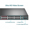 TP-LINK 24-Port Gigabit Switch TL-SL1226P	 10/100/1000 Mbps (RJ-45)