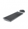 Dell | Keyboard and Mouse | KM7120W | Keyboard and Mouse Set | Wireless | Batteries included | US | Bluetooth | Titan Gray | Num
