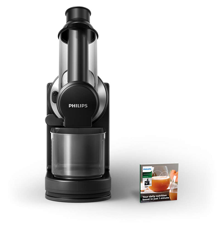 Philips Viva Collection Juicer HR1889/70 Type Slow juicer, Black, 150 W