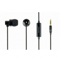 Gembird | Metal earphones with microphone "Paris" | Built-in microphone | 3.5 mm | Black
