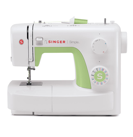 Singer Sewing Machine Simple 3229 Number of stitches 31, Number of buttonholes 1, White/Green