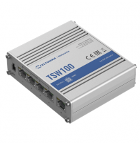 Teltonika Ethernet Switch 5x1GbE, POE af/at (TSW100010040) | TSW100 | Unmanaged | Wall-mountable