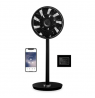Duux | Smart Fan | Whisper Flex Smart Black with Battery Pack | Stand Fan | Black | Diameter 34 cm | Number of speeds 26 |