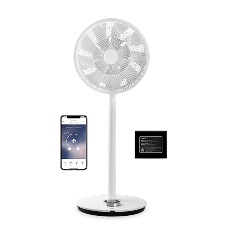 Duux Smart Fan Whisper Flex Smart with Battery Pack Stand Fan