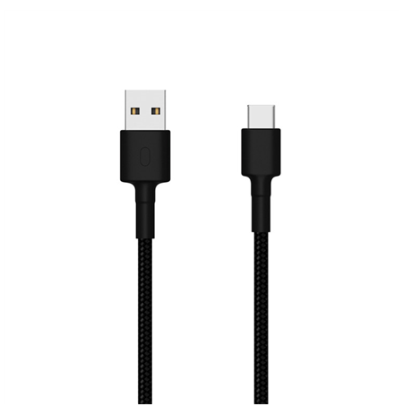 Xiaomi Mi Type-C Braided Cable SJV4109GL 1 m, Black, USB Type-A Male, USB-C Male