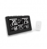 Adler Weather station AD 1175 Black, White Digital Display, Remote Sensor