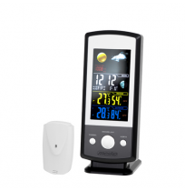 Mesko | MS 1177 | Black | Colorful Digital Display | Weather station