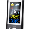 Mesko MS 1177 Weather station, Black, Colorful Digital Display