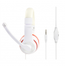 Gembird Stereo Headset MHS 03 WTRD White with Red Ring, Headset