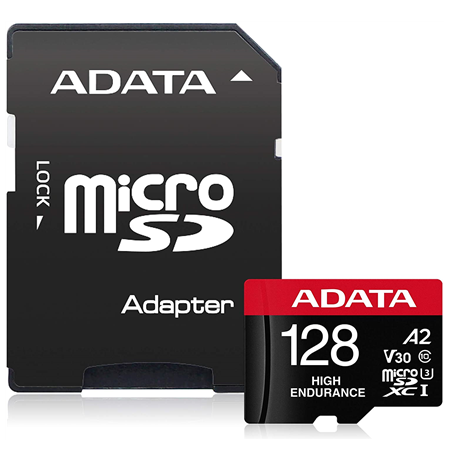 ADATA AUSDX128GUI3V30SHA2-RA1 Memory Card 128 GB, MicroSDXC, Flash memory class 10, Adapter, 80 MB/s, 100 MB/s