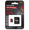 ADATA AUSDX128GUI3V30SHA2-RA1 Memory Card 128 GB, MicroSDXC, Flash memory class 10, Adapter, 80 MB/s, 100 MB/s
