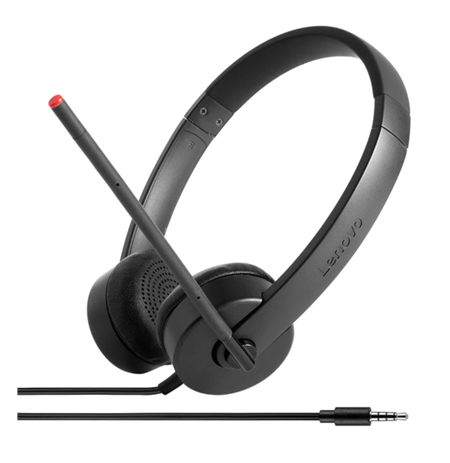 Lenovo Essential Stereo Analog Headset Essential Stereo Black