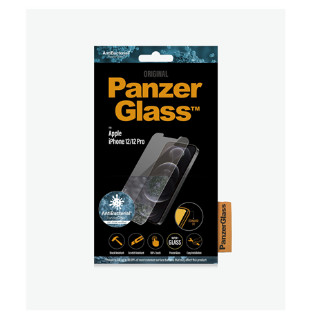 PanzerGlass Apple, For iPhone 12/12 Pro, Glass, Transparent, Clear Screen Protector, 6.1 "