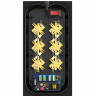 ColorWay Power Socket CW-CHE64B Black, 4xUSB, 2 m, 250 V, 6 euro sockets, 17 W