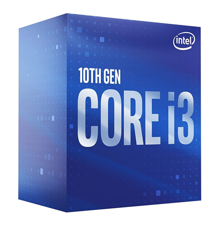 Intel i3-10100F, 3.6 GHz, LGA1200, Processor threads 8, Packing Retail, Processor cores 4, Component for PC