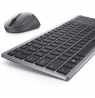 Dell KM7120W Keyboard and Mouse Set, Wireless, Batteries included, EN/LT, Titan Gray