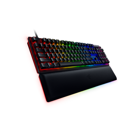 Razer Huntsman V2, Optical Gaming Keyboard, RGB LED light, US, Black, Wired
