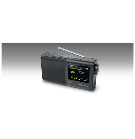 Muse Portable Radio M-117 DB Portable, Black, FM, DAB/DAB+