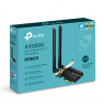 Dual Band TP-LINK Archer Wi-Fi 6 Bluetooth 5.0 PCIe Adapter TX50E 2.4GHz/5GHz, Antenna type 2xExternal, 574+2402 Mbit/s
