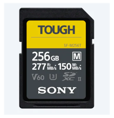Sony Tough Memory Card UHS-II 256 GB, MicroSDXC, Flash memory class 10