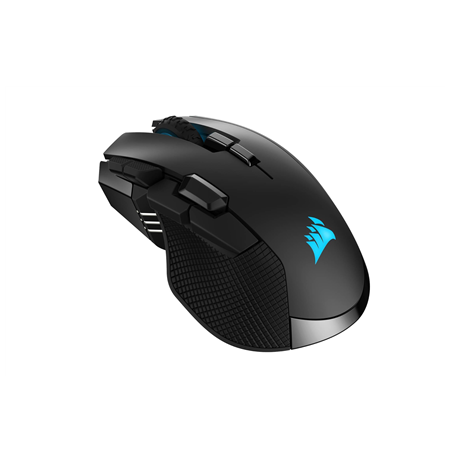 Corsair IRONCLAW RGB WIRELESS Wireless / Wired, 18000 DPI, Wireless connection, Rechargeable, Black