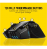 Corsair IRONCLAW RGB WIRELESS Wireless / Wired, 18000 DPI, Wireless connection, Rechargeable, Black