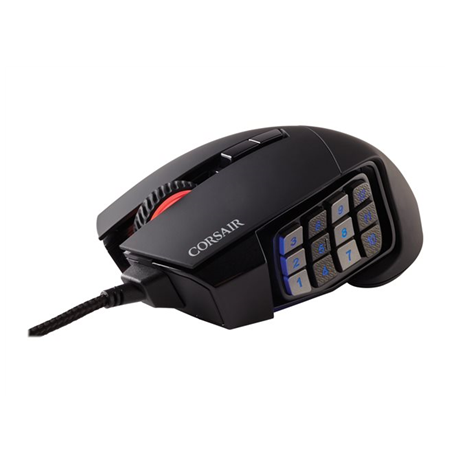 Corsair SCIMITAR RGB ELITE Wired, 18000 DPI, Black