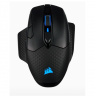 CORSAIR DARK CORE RGB PRO Wireless FPS/MOBA Gaming Mouse with SLIPSTREAM Technology Black Backlit RGB LED 18000 DPI Optical (EU)