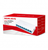 Mercusys Switch MS108 Unmanaged, Desktop, 10/100 Mbps (RJ-45) ports quantity 8, Power supply type External
