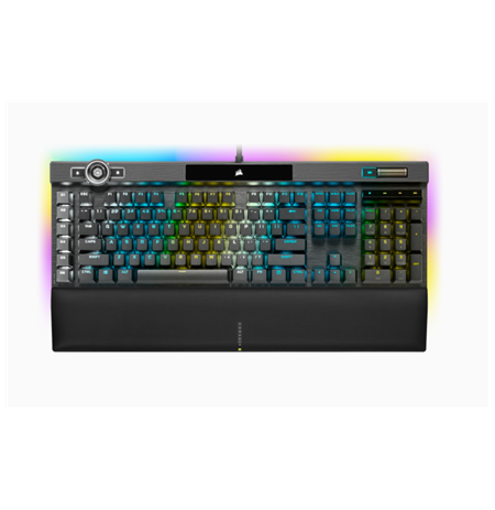 Corsair K100 RGB Optical Mechanical Gaming Keyboard, US, Wired, Black/Red