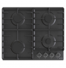 Gorenje | Hob | G642AB | Gas | Number of burners/cooking zones 4 | Rotary knobs | Black