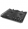 Gorenje Hob G642AB Gas, Number of burners/cooking zones 4, Rotary knobs, Black