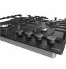 Gorenje Hob G642AB Gas, Number of burners/cooking zones 4, Rotary knobs, Black
