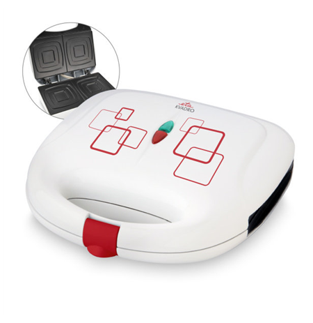 ETA Sandwich maker Kvadro ETA415390000 700 W, Number of plates 1, Number of pastry 2, White