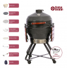 TunaBone Kamado Pro 24" grill Size L, Dark grey