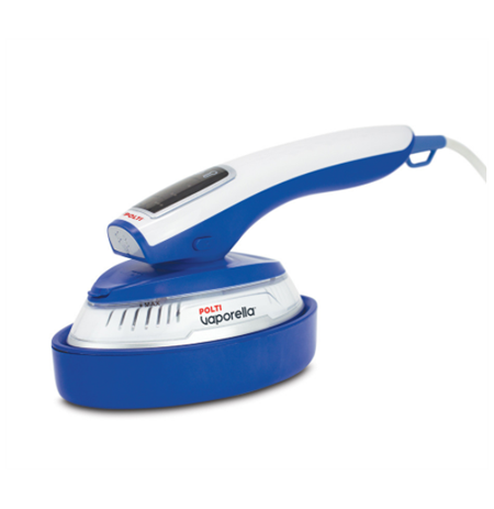 Polti Steam iron PLEU0246 Vaporella Vertical Styler GSM20 Handheld, 1000 W, 0.06 L, Up to 20 g/min, Blue/White