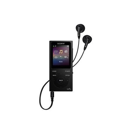 Sony Walkman NW-E394B MP3 Player with FM radio, 8GB, Black