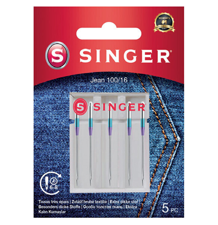 Singer Denim Needle 100/16 5PK