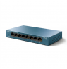 TP-LINK 8-Port 10/100/1000Mbps Desktop Network Switch LS108G Unmanaged, Desktop
