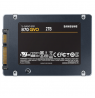 Samsung SSD 870 QVO  2000 GB, SSD form factor 2.5", SSD interface SATA III, Write speed 530 MB/s, Read speed 560 MB/s