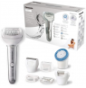 Panasonic Epilator ES-EL9A-S503 Operating time (max) 30 min, Number of power levels 3, Wet & Dry, White/Silver